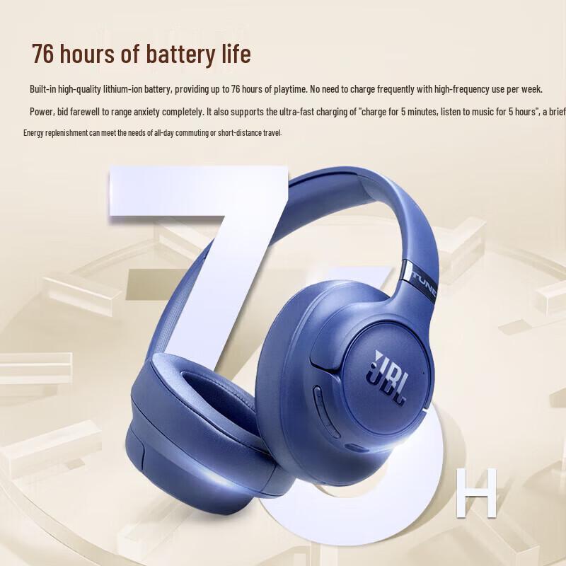 JBL TUNE 780NC Active Noise Cancelling Wireless Over-Ear Headphones