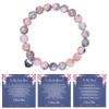 JYL TS Bracelet Mother's Day  Heart Pendant Beaded Honors Love & Fertility