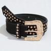 Women'S Rivet Belt Bohemian Belt Men'S And Women'S Punk Jeans Belt