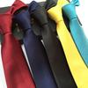 Satin Solid Color 8Cm Fashion Business Professional Men'S Tie
