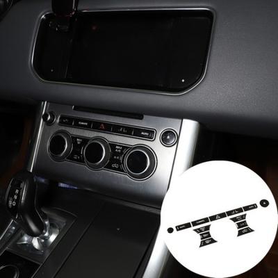 Наклейки-облицовки кнопок кондиционера из сплава для Range Rover Sport Vogue 2014-2017