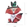 Nordic Style Wood Plastic Ornaments Cartoon Animal Head Wall Decor