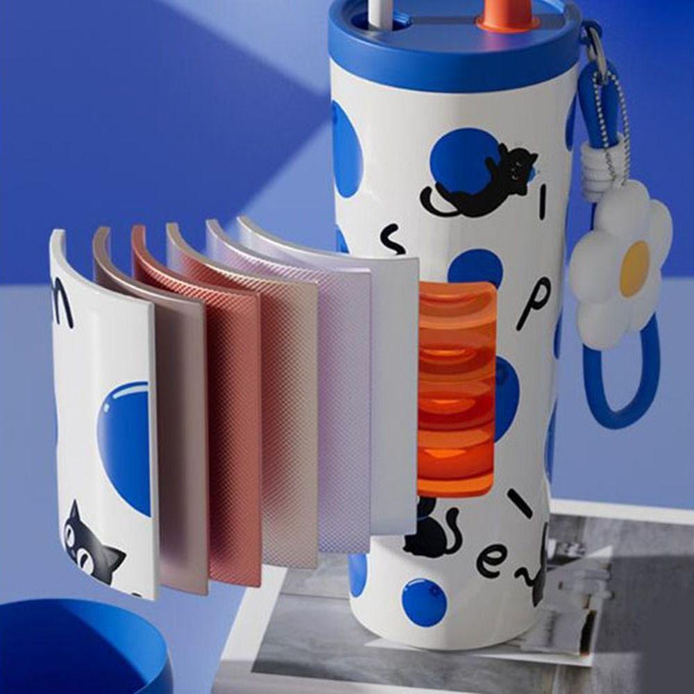 710ML Insulated Cup Ceramic Coated Thermal Water Bottle Practical Vacuum Mug Office Workers