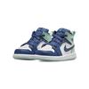 Air Jordan 1 Mid TD Blue Mint Baby Sneakers Mystic-Navy White Mint-Foam 640735-413