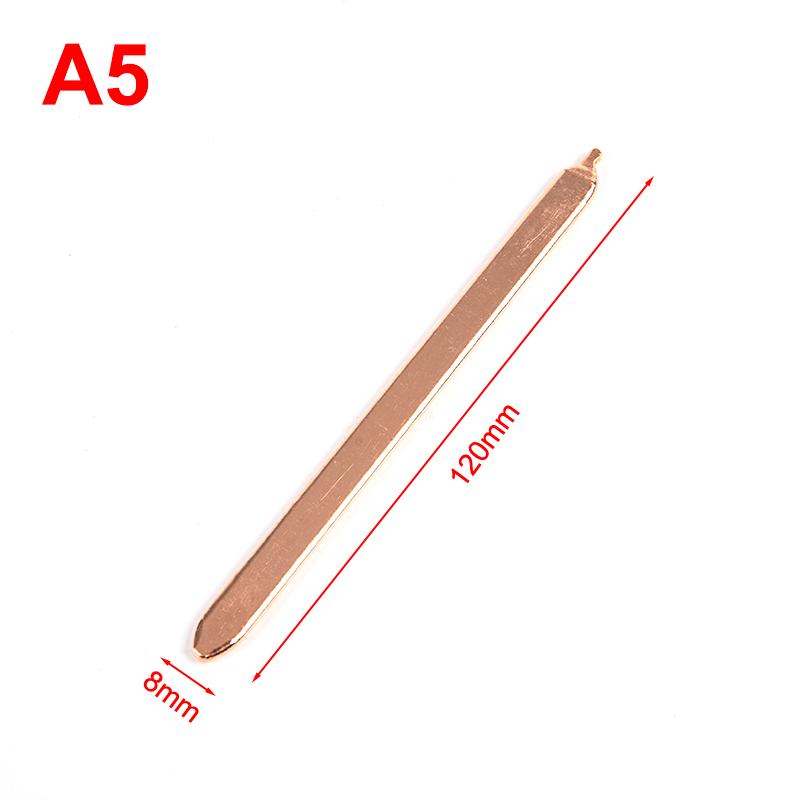 Copper Tube Diy Computer Laptop Cooling Notebook Heat Pipe Flat Tube 60Mm-150Mm