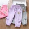 Повседневные брюки для девочек Весенняя детская одежда Летняя верхняя одежда Спортивные брюки