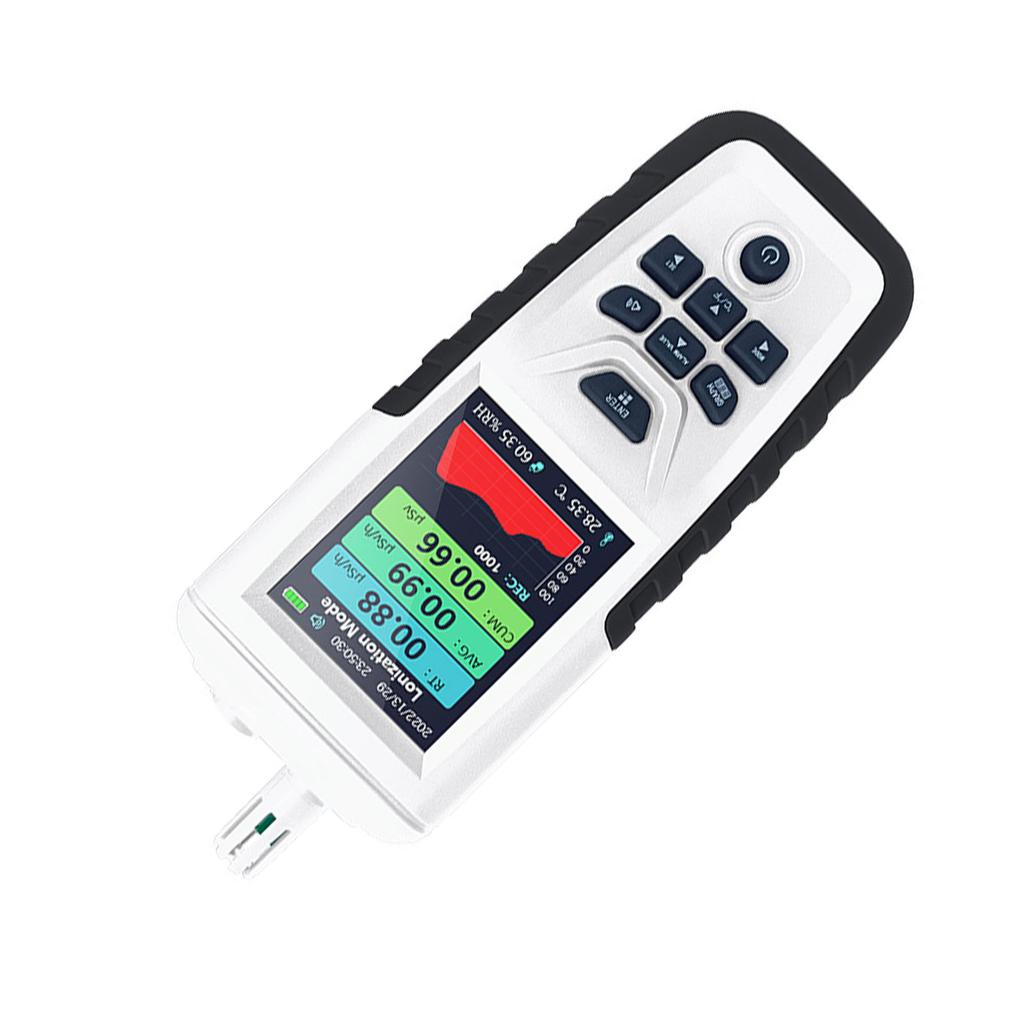 Nuclear Radiation Detector Sound Light Alarm Rechargeable Beta Gamma X Ray Radiation Monitor for Home Hospital