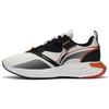 Li Ning Cloud Shield Амортизация Нескользящие Износостойкие Низкие Беговые Кроссовки Мужские Бело-Черные AGLR233-4
