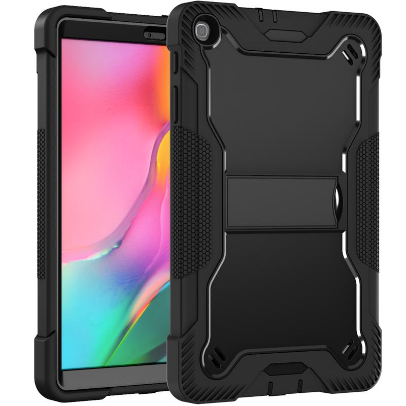 Для Samsung Galaxy Tab A 8.0 A7 S6 lite A8 A9 S7/S8/S9 FE/Plus Ultra S11 A9 A11+ Чехол Безопасный для детей Бронированный Ударопрочный Жесткий ПК Силиконовый Гибридный С подставкой Планшет