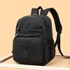 Lightweight Backpack Women Nylon Backpack Solid Color Travel Bag Student Schoolbag