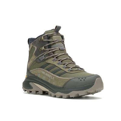 Merrell Походные ботинки MOAB SPEED 2 THERMO MID ВОДОНЕПРОНИЦАЕМЫЕ Мужские ОЛИВКОВЫЕ 25.5 см 2E