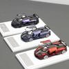 Car Demon King 1:64 Hua Ya BC Gull-wing Door openable Pagani Alloy model Limited to Singapore