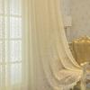 Light Luxury Gauze Curtain Living Room Balcony Curtain Bedroom Window Screen Blackout Pastoral Embroidery Bay Window White Yarn