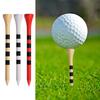 High Hardness Golf Pins Wear Resistant Smooth Surface 70/83mm Striped Ball Holder Stadium Supplies 20Pcs Stabilize