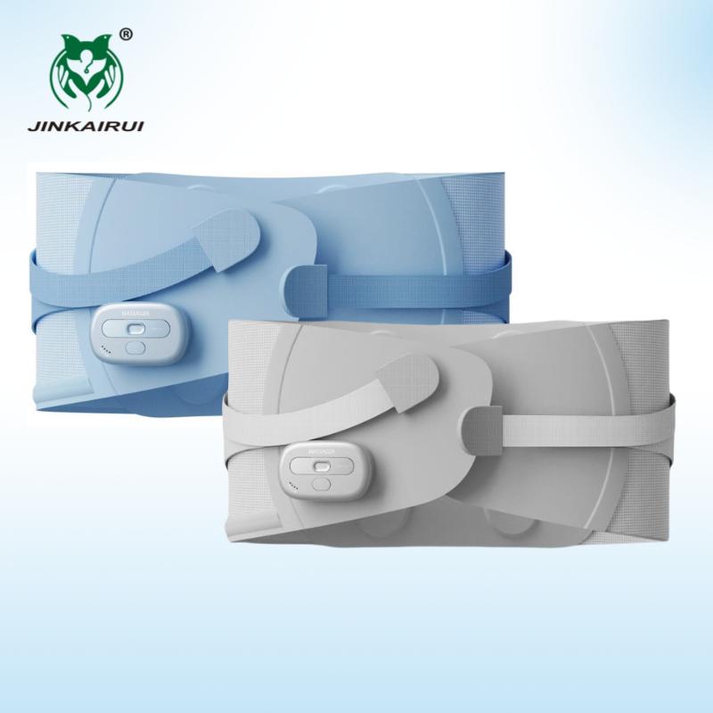 Electric Back Waist Massager Vibration Hot Compress Lumbar Support Massage Belt Relaxation Blood Circulation Rechargeable Gift