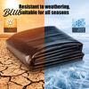 Outdoor Ecological Pond Lining Liner 4x7ft/6.5x10ft/7x10ft HDPE UV Resistant Preformed Aquaculture Heavy Duty Underlayment Easy Cutting for Fountain,