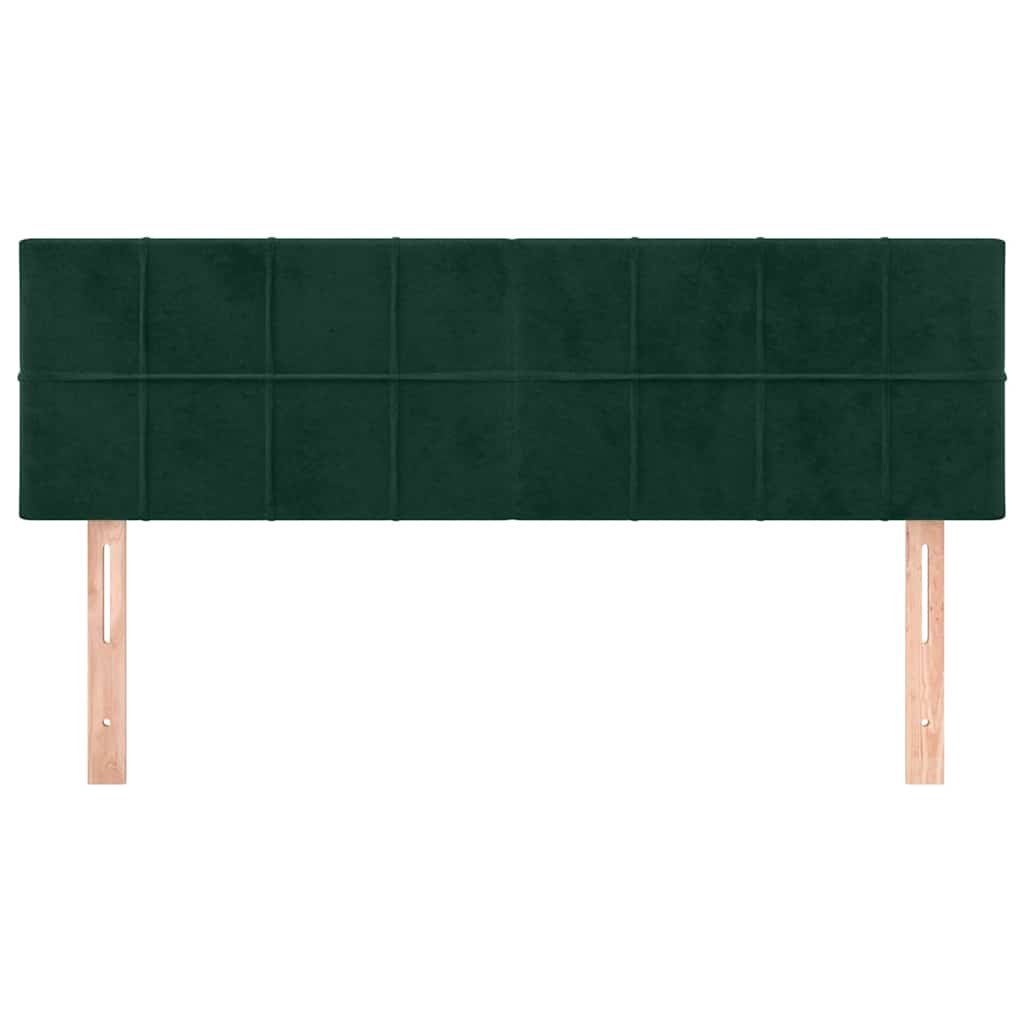 Headboards Dark Green 144 x 5 x 78 88 cm Velvet