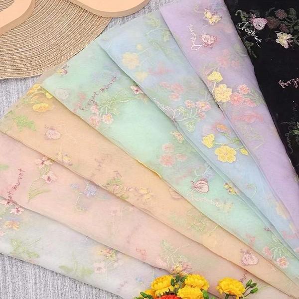 Европейское вышитое многоцветное цветочное тюлевое свадебное платье