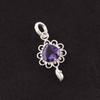 Iolite Gemstone Mother Gift Birthday Engagement Wedding Pendant Sterling Silver PP-4-9