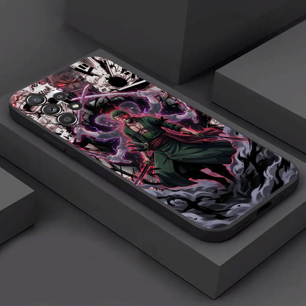 Anime Ones P-Piece Zoro Phone Cover For Samsung Galaxy A56 A57 A37 A55 A36 A26 A17 A07 A35 A34 A53 A54 A52 A73 A72 A32 Back Case