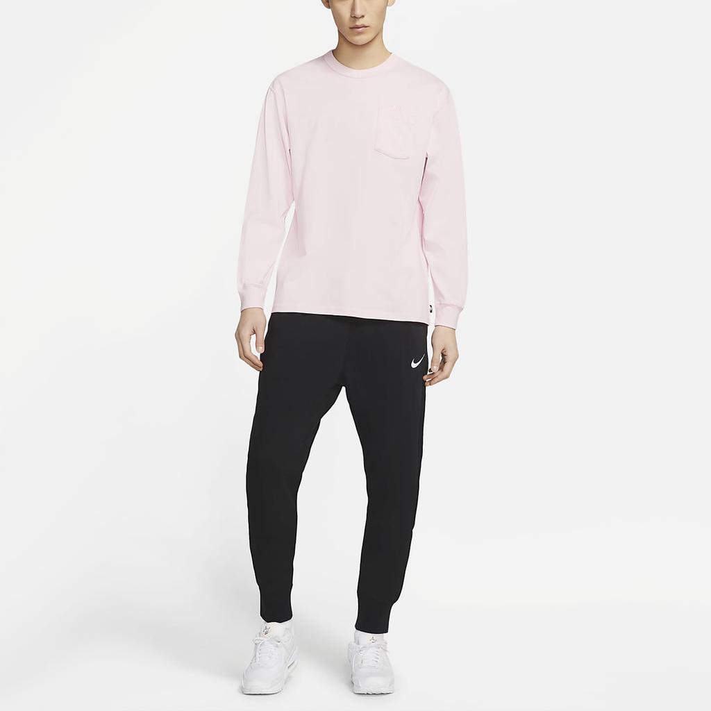 Nike Футболки Мужские Пенопластовый Розовый Круглый Вырез Умеренный Прямой Крой DD3875-663