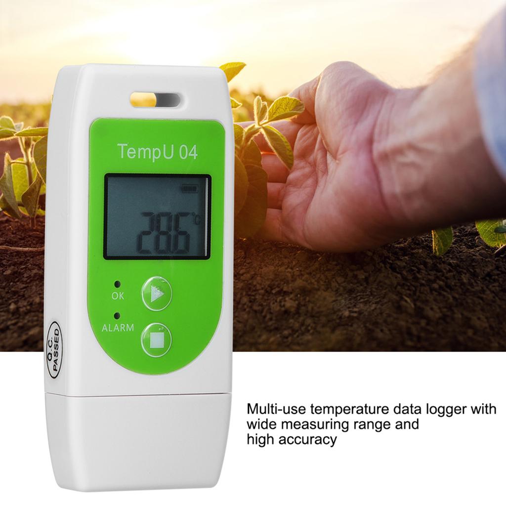 TempU04 PDF USB Temperature Data Logger Reusable Temperature Recorder
