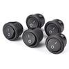 5-20 шт. DC12V-24V Круглый клавишный переключатель ВКЛ Выкл 2-контактный круглый защелкивающийся клавишный переключатель для автомобиля, лодки, бытовой техники