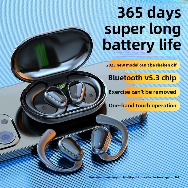 Новые беспроводные Bluetooth-наушники OWS с открытым ушным каналом, сверхдолговечные спортивные наушники без боли