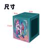 Suitable for TCG PTCG Riftbound Diana Magnetic Leather Board Game Card Box 11x9x9cm OPCG DTCG Game Collection Card Storage Box