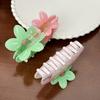 Stylish Acrylic Flower Hair Clips Available In Multiple Colors For Elegant Women's Hairstyles