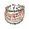 Bride Luxury Zinc Zinc Alloy Full Rhinestone Hair Accessories Crystal Hairband Headwear Rhinestone Headbands