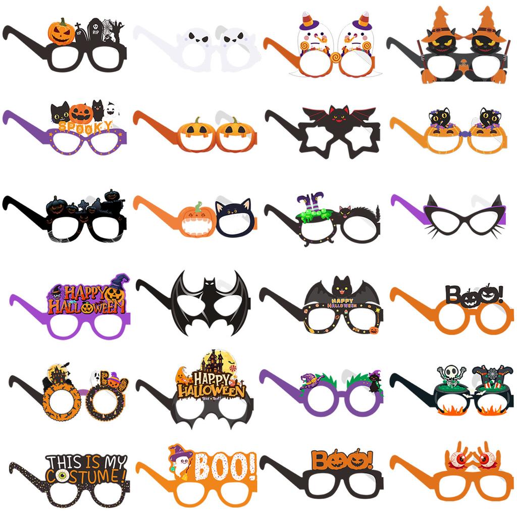 Halloween Ghost Costume Party Decoration Party Hat Pumpkin Ghost Funny Glasses Photo Props