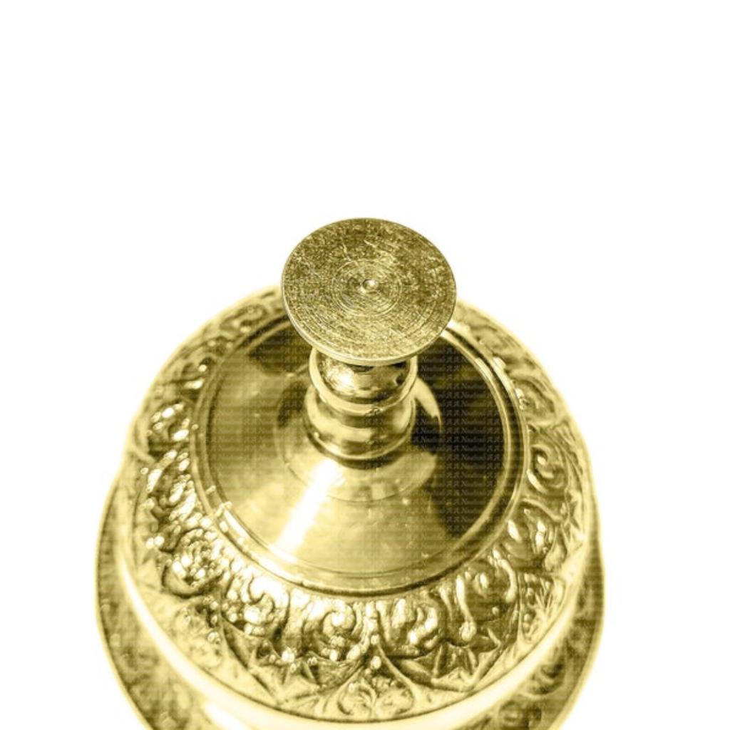 Round Office Brass Desk Calling Bell Unique Vintage Nautical Antique Hotel Counter Decorative Handbells Gifts for Dad Christmas Decor