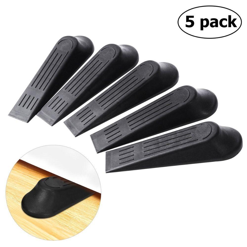 5 pcs Windproof Door Stopper Safety Door Block Portable Door Holder Home