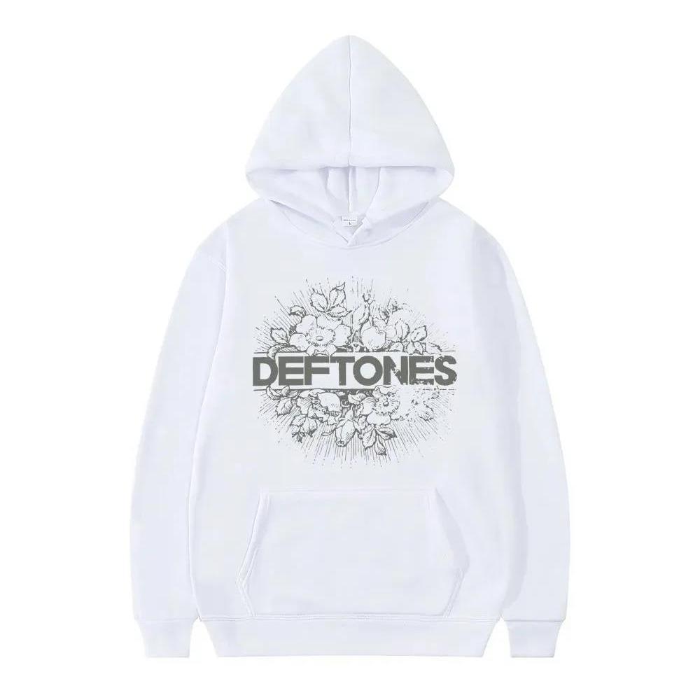 Новые Модные Женские Худи Deftones с Популярным Принтом Больших Размеров Ретро Панк Свитшот Личность Уличная Одежда