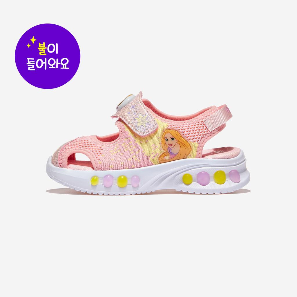 [ABC SELECT] Сандалии с молнией из трикотажа [K7221 DISNEY-PRINCESS PINK]
