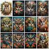 Diamond Painting Kits Owl Flower Full Square Round Embroidery Mosaic Animal Handmade Home Decor
