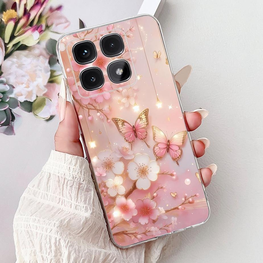 For Xiaomi Mi 14T Pro Case Cute Cat Fashion Painted Cover Soft Silicone Phone Case For Xiaomi 14T Pro Mi14T 5G Back Cover Bumper