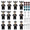 Pirate Medieval Warrior Minifigure Assembly Building Block Toy Boy