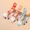 New Enamel Doctor's Gown keychain Ambulance Key Ring Pendants for Women Girls Handbag Decor DIY Key Chain Jewelry Gifts