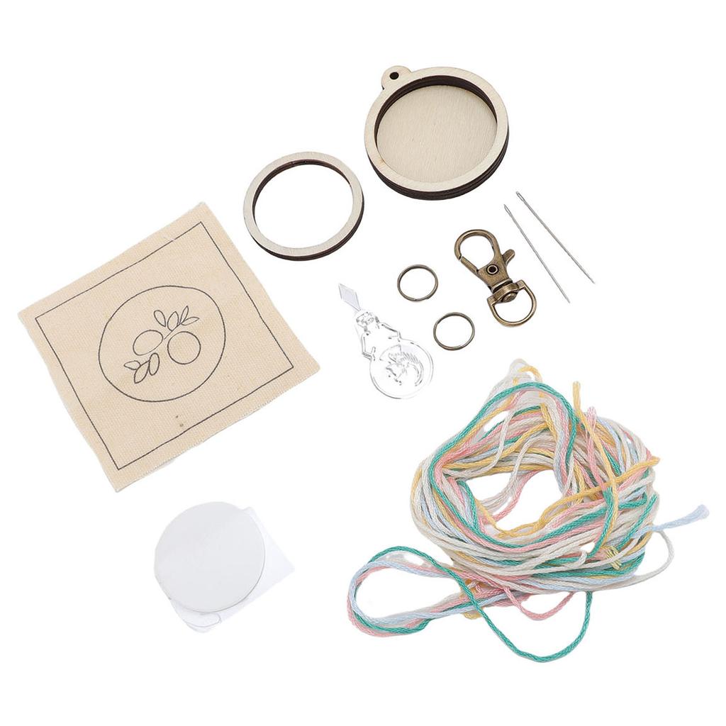 Мини Деревянный Вышивальный Пяльцы Брелок Маленькое Кольцо Крошечные Материалы для Изготовления Ювелирных Изделий для Ожерелья Серьги Подвески Круглый