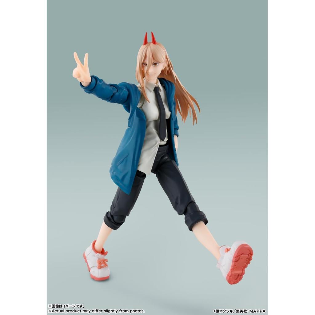 Человек-бензопила Сила TAMASHII НЕЙШНЗ SH. Фигурка Figuarts 145 мм из ПВХ и АБС окрашенная
