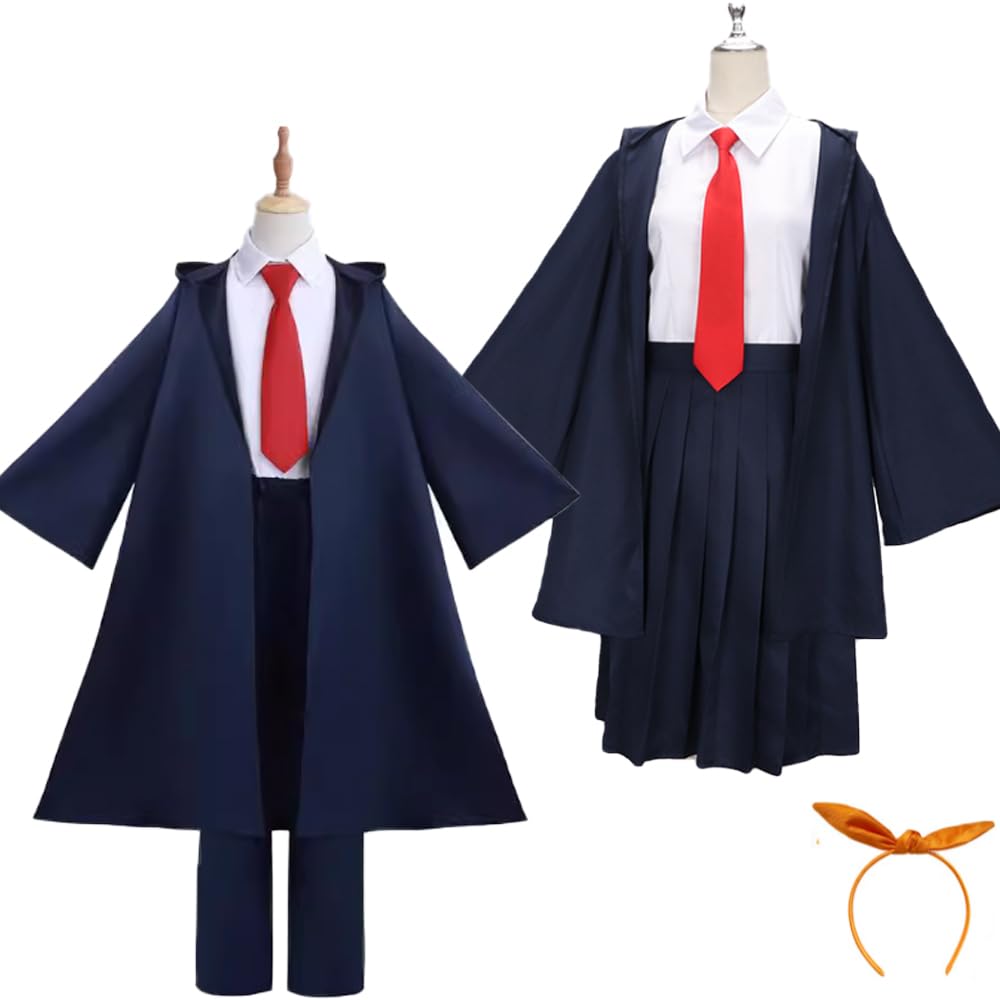 MASHLE Косплей Лимонный халат Галстук Волшебная одежда Украшение для волос MASHLE Костюм Костюм для взрослых Плавник Униформа для мальчиков и девочек Сценическая одежда Трансформация Хэллоуин