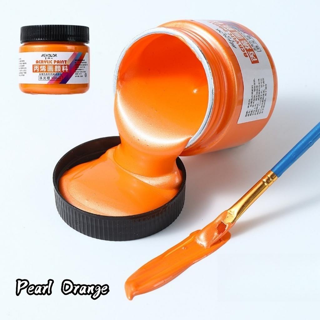 Набор матовой акриловой краски 100 мл Премиальные цвета Формула без растрескивания для росписи камней Ткань Холст Деревянные поделки Водостойкое искусство Суп