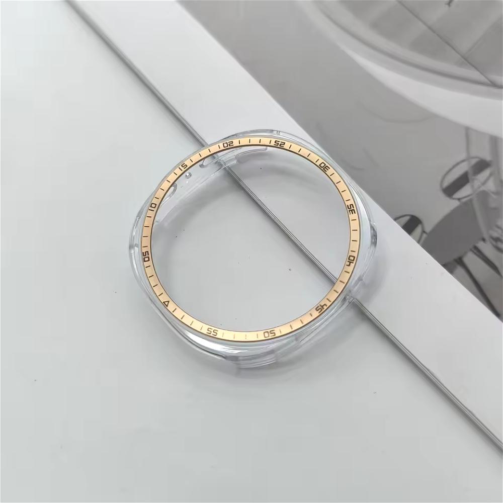 Scale Bezel Ring+Cover for Samsung Galaxy Watch 9 44mm 40mm Protector Hard PC Bumper Scale Shell for Galaxy Watch 8 40/44mm protective Cases