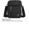 Men Messenger Bag Adjustable Strap Large Capacity Sling Pack Multi Pockets Waterproof Crossbody Shoulder Bag Satchel