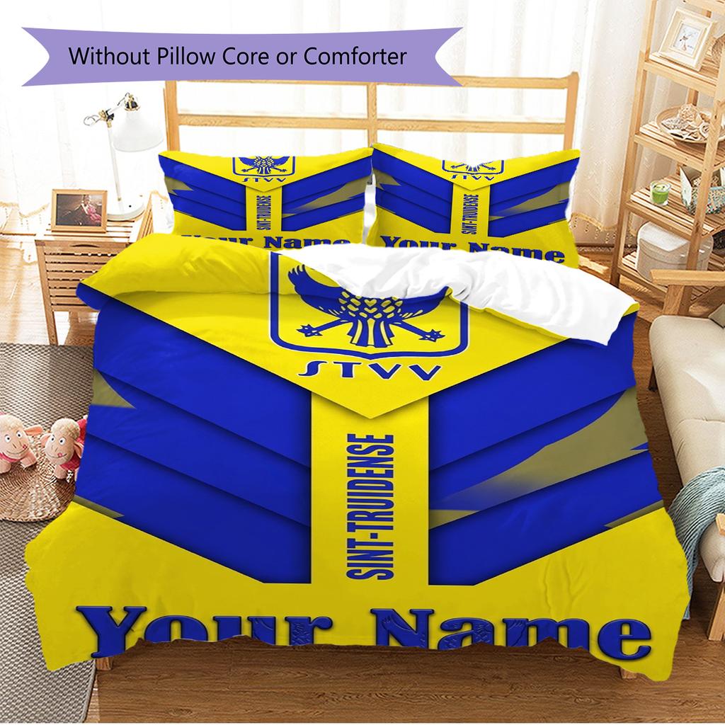 Name Custom Sint-Truidense VV Pattern Bedding Set Quilt Cover Pillowcase Home Decor Gift (1 * duvet cover + 2 * pillowcase, without core)