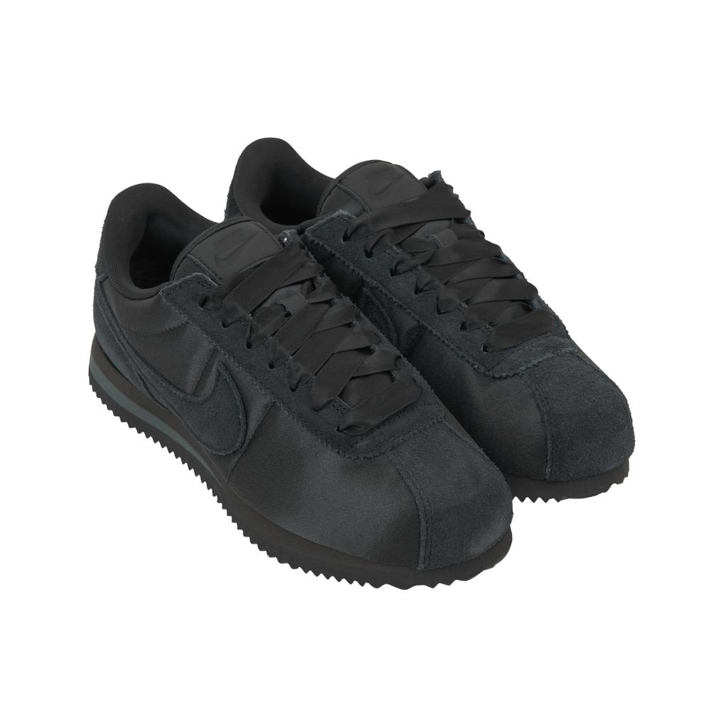Nike Cortez Satin Pack - Черные женские кроссовки темно-дымчато-серые FV5420-002