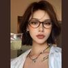Очки с защитой от синего света для женщин и мужчин, модные, кошачий глаз, для работы, путешествий, женские, мужские, прозрачные, с фильтром против излучения