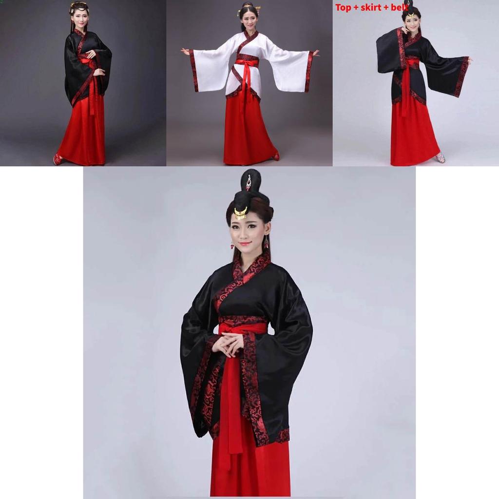 Hanfu Women Dress With Floral Pattern And Lightweight Fabric For Celebrations